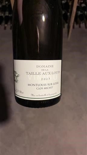 Vallée de la Loire Montlouis-sur-loire Domaine La Taille aux Loups Clos Michet 2023