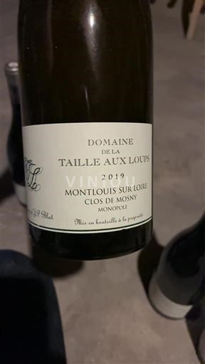 Vallée de la Loire Montlouis-sur-loire Domaine La Taille aux Loups Clos de Mosny 2019