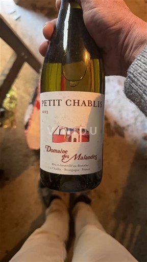 Burgundsko Petit-chablis Domaine S Malandes 2023