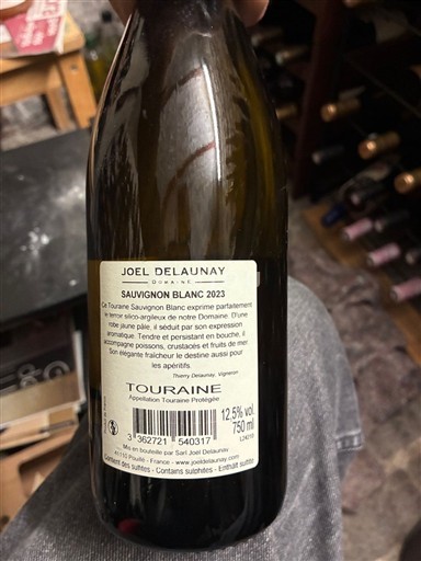 Dolina Loare Touraine Joel Delaunay Sauvignon Blanc 2023