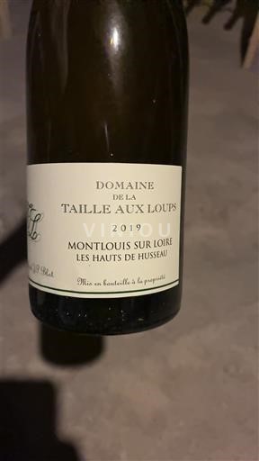 Vallée de la Loire Montlouis-sur-loire Domaine La Taille aux Loups Les Hauts de Husseau 2019