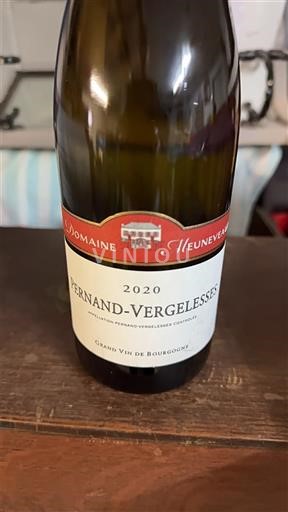 Burgundi Pernand-vergelesses Domaine Meuneveaux 2020