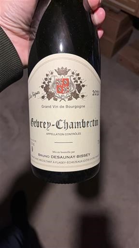 Burgundi Gevrey-Chambertin Bruno Desaunay-Bissey Vieilles Vignes 2020