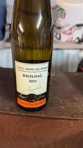 Alsace Grand Cru Roger Jung et Fils 2015