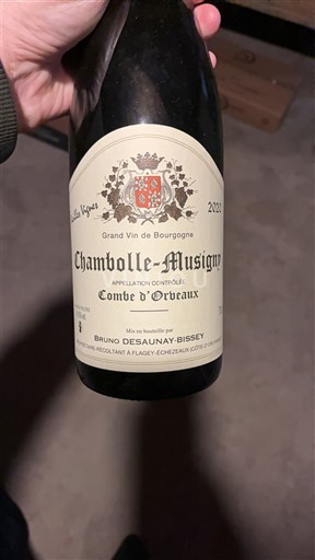 Borgoña Chambolle-Musigny Bruno Desaunay-Bissey Vieilles Vignes 2020