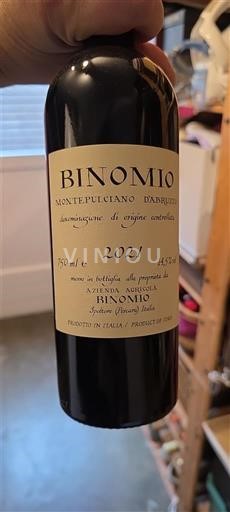 Abruzzo Wines Montepulciano d'Abruzzo Binomio 2021