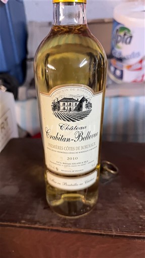 Bordéus Primeiras Côtes de Bordéus Château Crabitan-Bellevue 2010