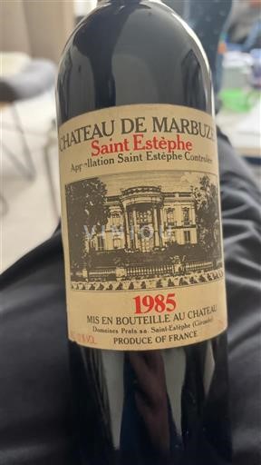 Burdeos Saint-Estèphe Château Marbuzet 1985