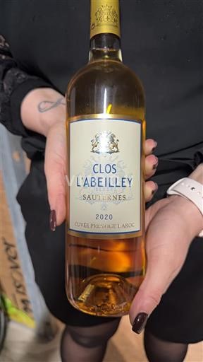 Bordeaux Sauternes Clos L'Abeilley Prestige Laroc 2020