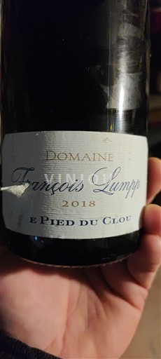Burgundy Givry Domaine François Lumpp Le Pied du Clou 2018