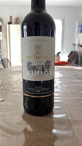 Bordeaux Blaye-Côtes-de-Bordeaux L'Enclos des Tuileries 2021