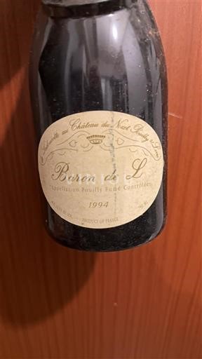 Loiren laakso Pouilly-fumé Château Nozet Baron de L 1994