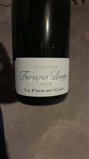 Bourgondië Givry Premier Cru Domaine François Lumpp Le Pied du Clou 2018