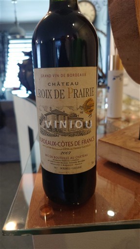 Bordeaux Ospecificerad Château Croix de Prairie 2007