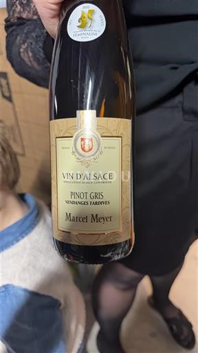 Alsace Vendanges Tardives Marcel Meyer Pinot Gris Vendanges Tardives 2022