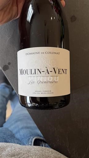 Beaujolais Moulin-à-vent Domaine Colonat Les Greneriers 2023
