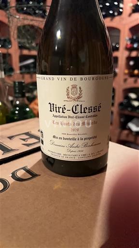 Burgundy Viré-clessé Domaine André Bonhomme Les Hauts des Ménards 2020