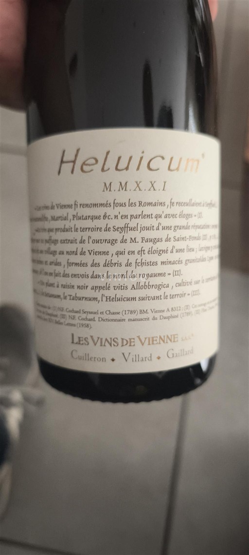 Rhône-dalen Ikke specificeret Les Vins de Vienne Heluicum 2021