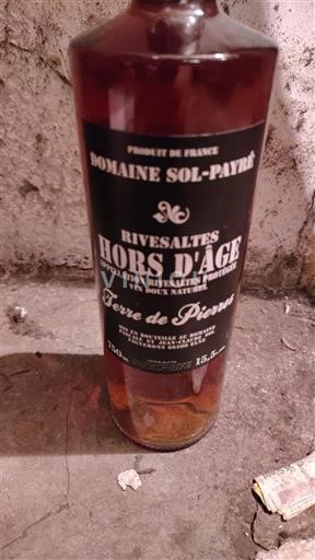 Roussillon Rivesaltes Domaine Sol-Payré Terre de Pierres Không niên vụ