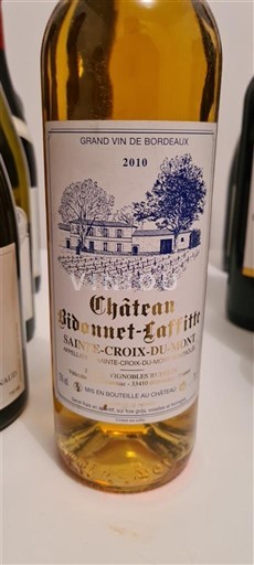 Bordeaux Sainte-Croix-Du-Mont Château Bidonnet-Laffitte 2010
