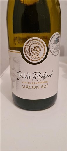 Bourgogne Mâcon et mâcon-villages Cave d'Azé Jules Richard 2021