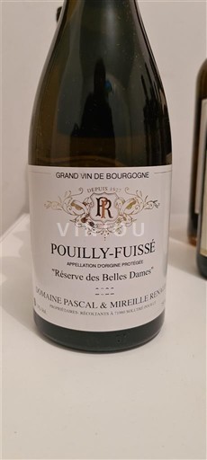 Borgoña Pouilly-fuissé Domaine Pascal & Mireille Renaud Réserve des Belles Dames Sin añada
