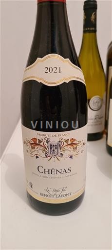 Beaujolais Chénas Benoît Lafont Le Pont Fol 2021