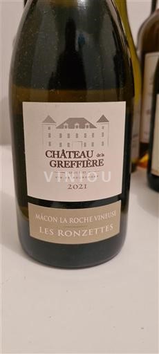 Burgundi Mâcon ja Mâcon-kylät Château La Greffière Les Ronzettes 2021