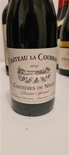 Rhône Valley Costières de Nîmes Château La Courbade Réserve Spéciale 2015