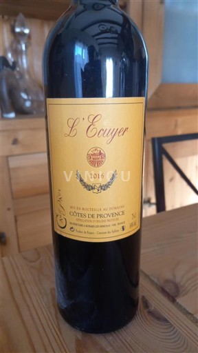 Provansa Côtes-de-Provence Domaine Campaux L'Ecuyer 2016