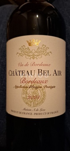Bordeaux Château Bel Air 2024
