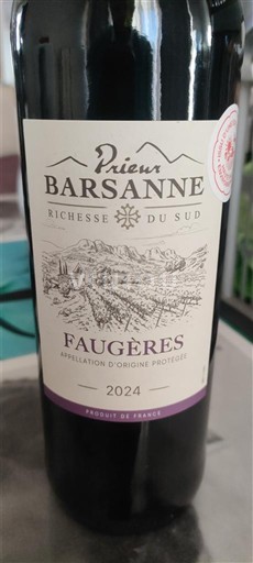 Languedoc Faugères Prieur Barsanne 2024