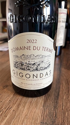 Vallée du Rhône Gigondas Domaine Terme 2022