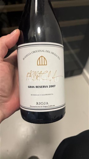 La Rioja rioja Bodegas Azagra (Bodegas Casa Primicia) Armancia 2007
