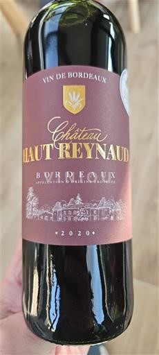 Bordeaux Château Haut Reynaud 2020