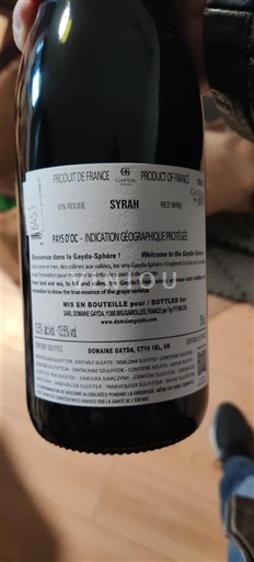 Languedoc ja Roussillon Pays d'Oc Domaine Gayda Ei vuosikertaa