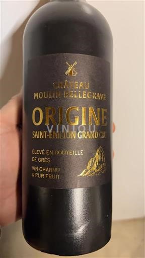 Bordo Сент-Емилион Гранд Кру Grand Cru Château Moulin Bellegrave Origine 2023
