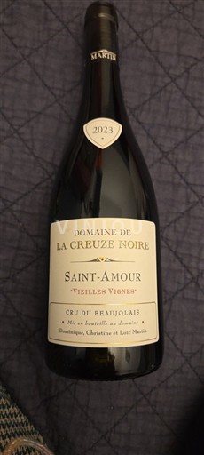 Beaujolais Saint-Amour Domaine La Creuze Noire Vieilles Vignes 2023