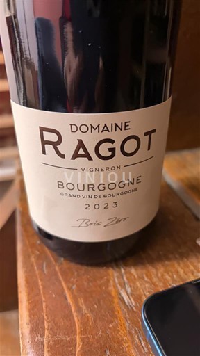 Borgoña Domaine Ragot Brie Zero 2023