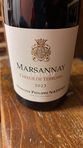 Burgundy Marsannay Domaine Philippe Naddef Chœur de Terroirs 2023