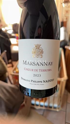 Burgundsko Marsannay Domaine Philippe Naddef Chœur de Terroirs 2023