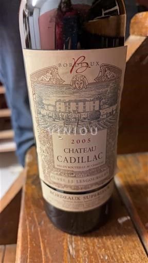 Bordeaux Bordeaux Supérieur Château Cadillac J.J. Lesgourgues 2005