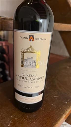 Bordeaux Haut-Médoc Grand Cru Classé Château La Tour Carnet 2006