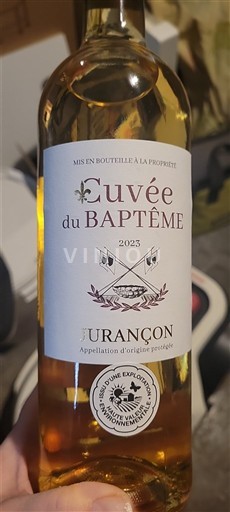 Tây Nam Jurançon Cuvée du Baptême 2023