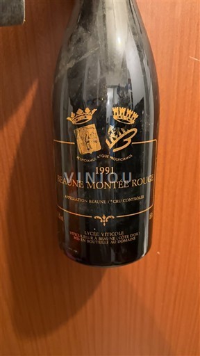 Burgundsko Beaune Lycée Viticole de Beaune Montée Rouge 1991