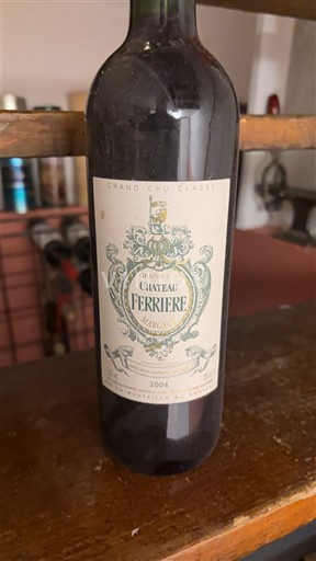 Bordeaux Margaux Grand Cru Château Ferrière 2004