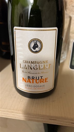 Rượu vang sủi bọt Blanc brut-nature Brut Nature Zéro Dosage Blanc de Noirs Champagne Langlet Non millésimé Pháp Champagne Sâm-panh AOC