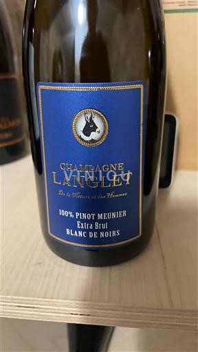 Spumanti Blanc extra-brut 100% Pinot Meunier Extra Brut Blanc de Noirs Champagne Langlet Non millésimé Francia Champagne AOC