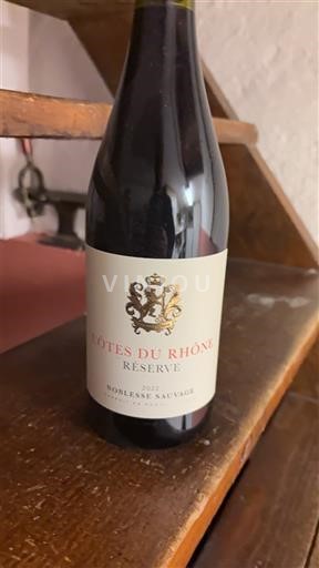 Valle del Rodano Côtes-du-Rhône Noblesse Sauvage 2022