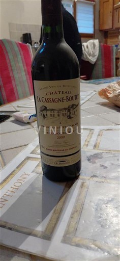 Bordeaux Not Specified Château La Cassagne-Boutet 2000